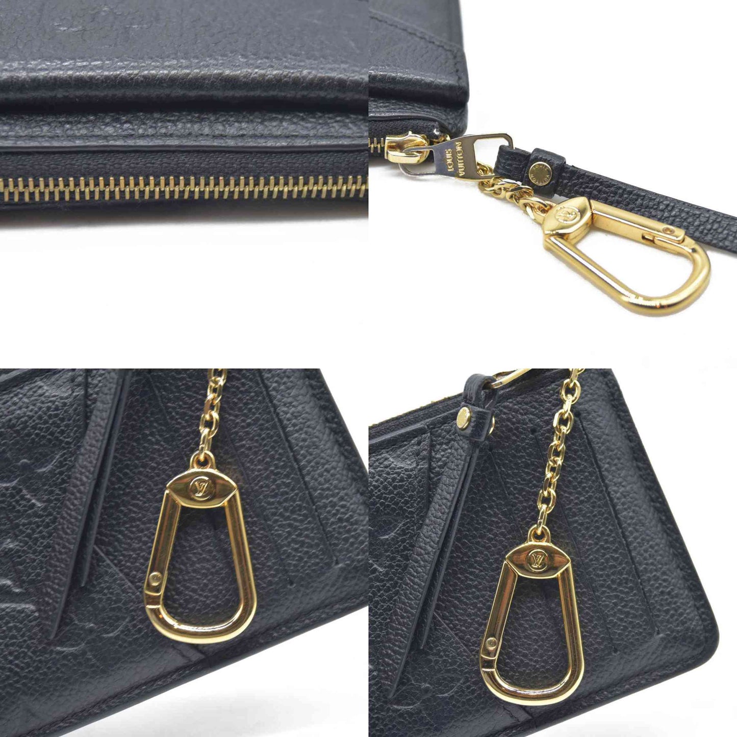 Louis Vuitton  Empreinte Recto Verso Card Holder Black RFID