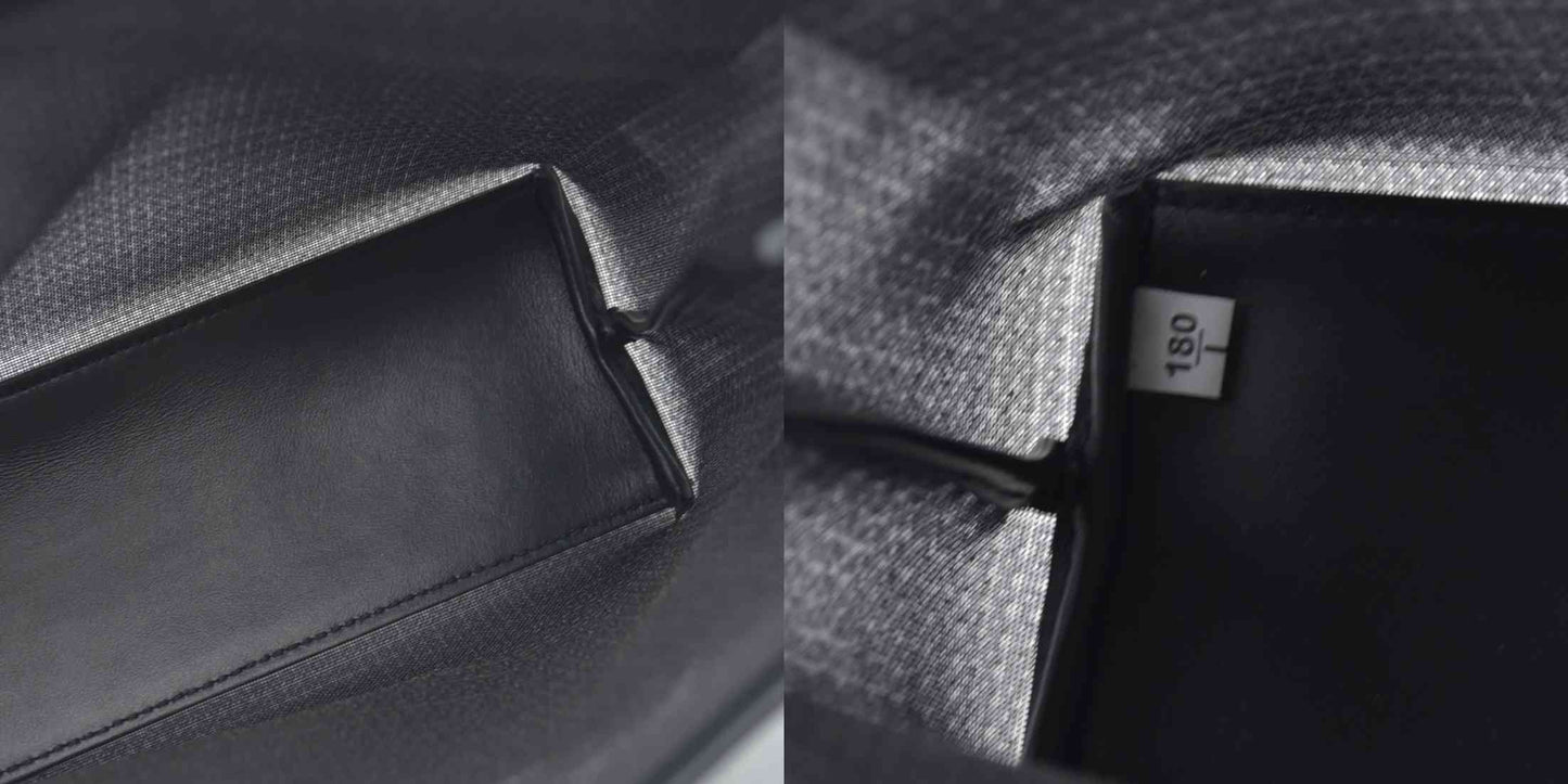 $2100 Prada Sequin Rete Paillettes Small Tote Bag Black