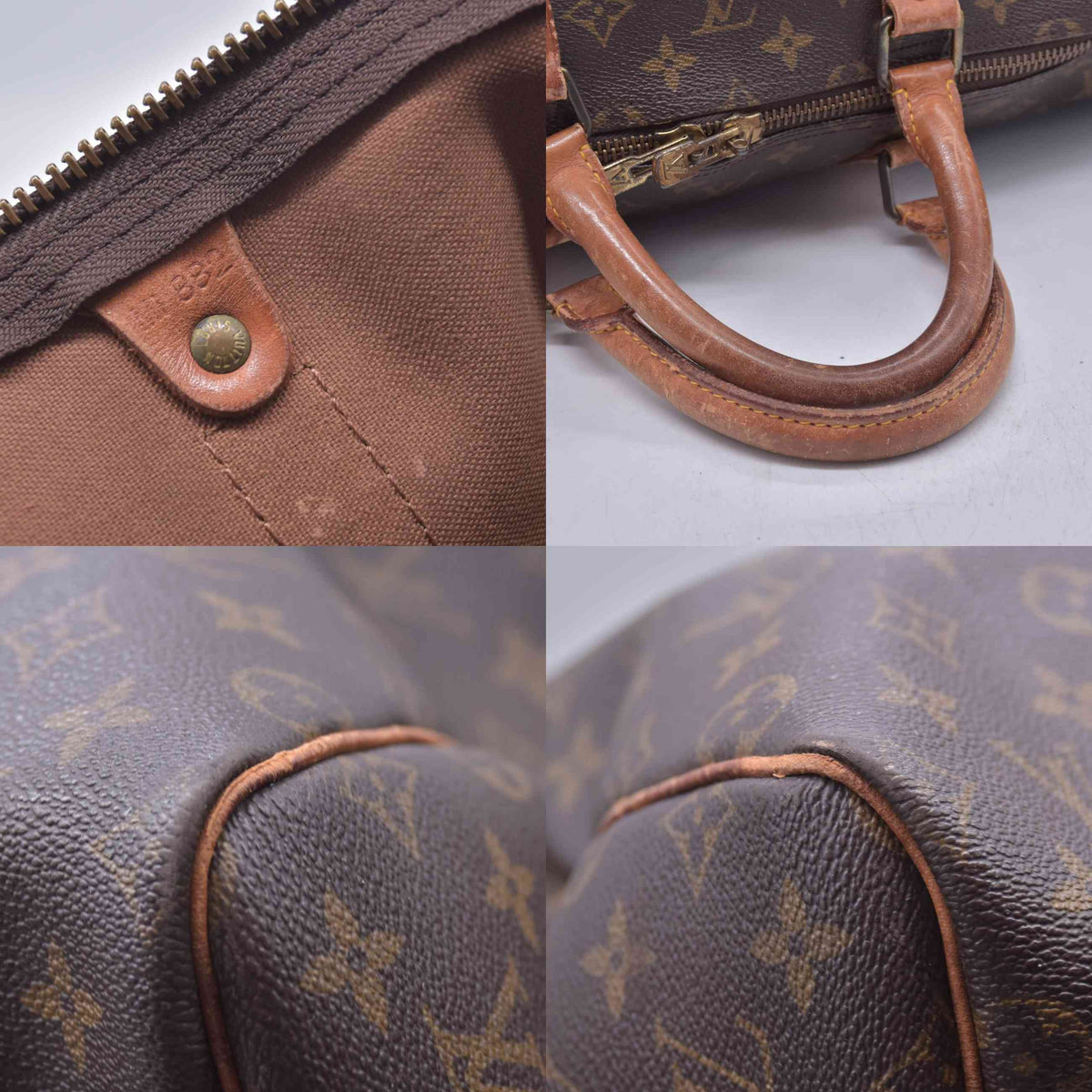 $2170 1982 Louis Vuitton Monogram Keepall 55 MI882