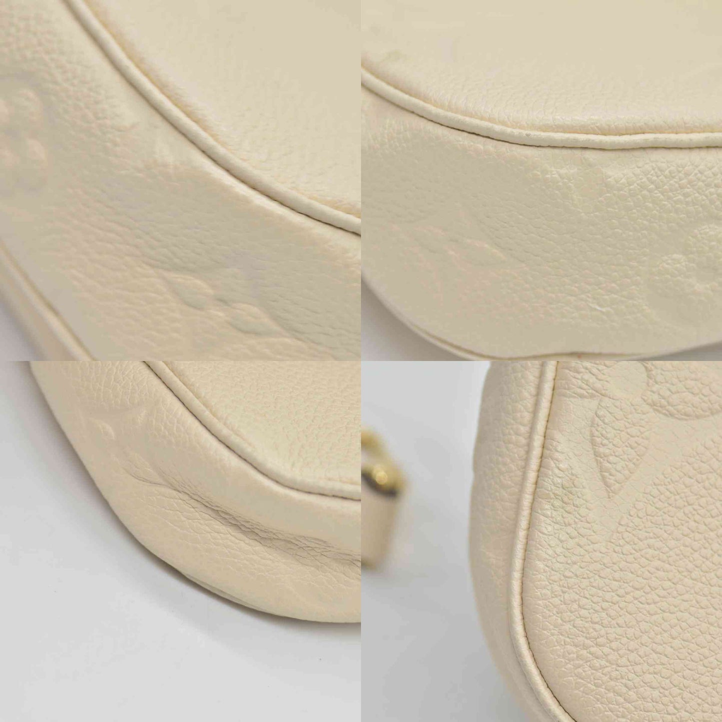 $3100 Louis Vuitton Monogram Giant Multi Pochette Accessoires Empreinte Cream