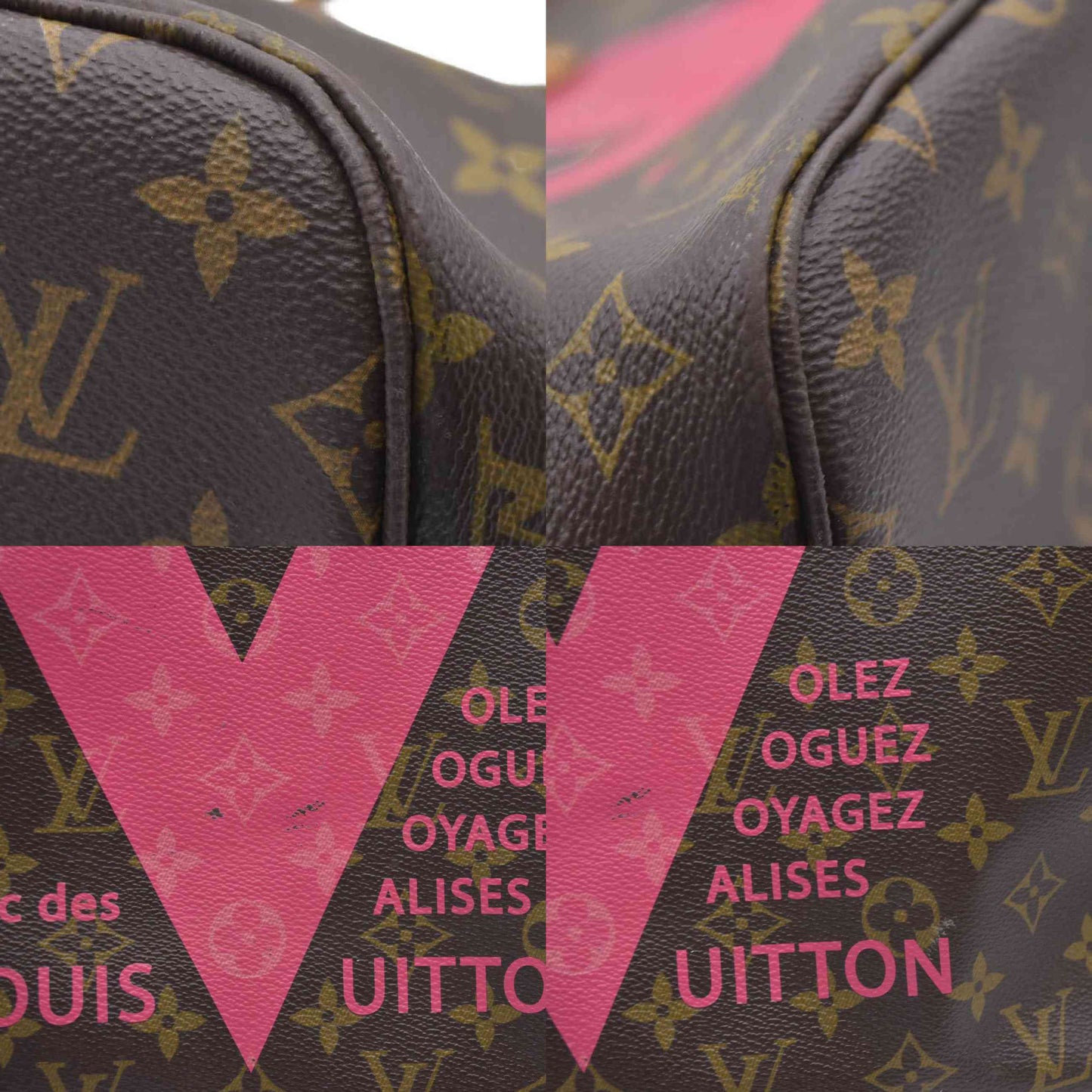 $2030 Louis Vuitton Monogram V Neverfull MM Grenade