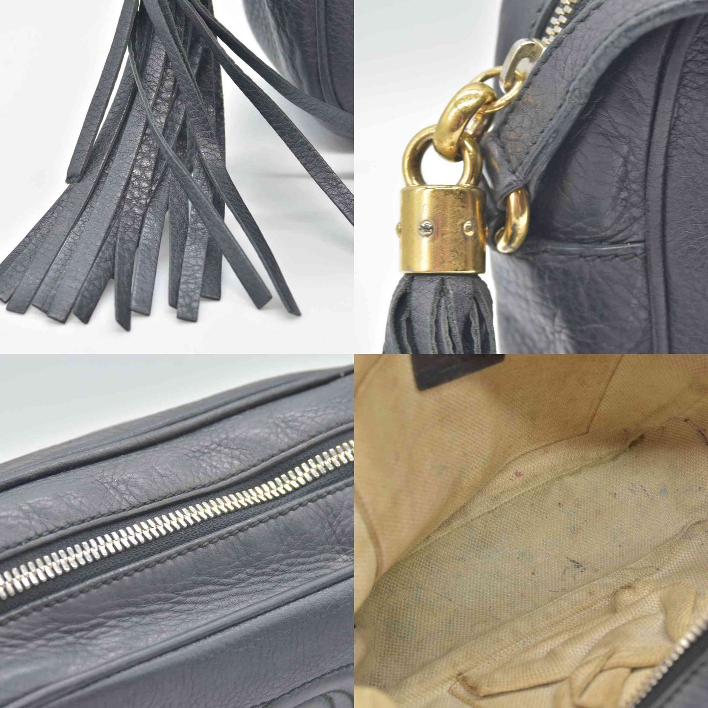 $1490 Gucci  Interlocking G Soho Disco