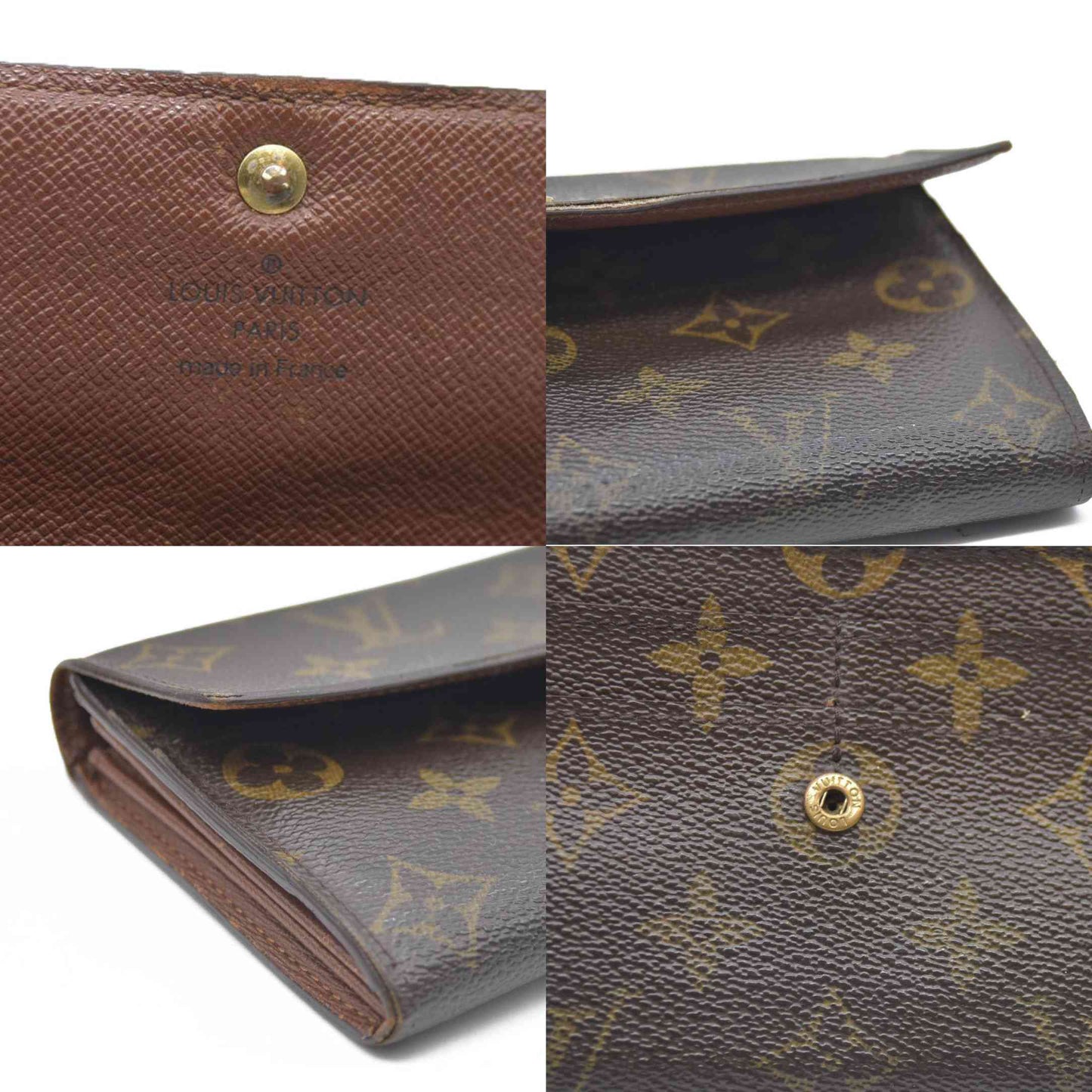 Louis Vuitton Monogram Portefeiulle Sarah Long Bifold Wallet CT0046