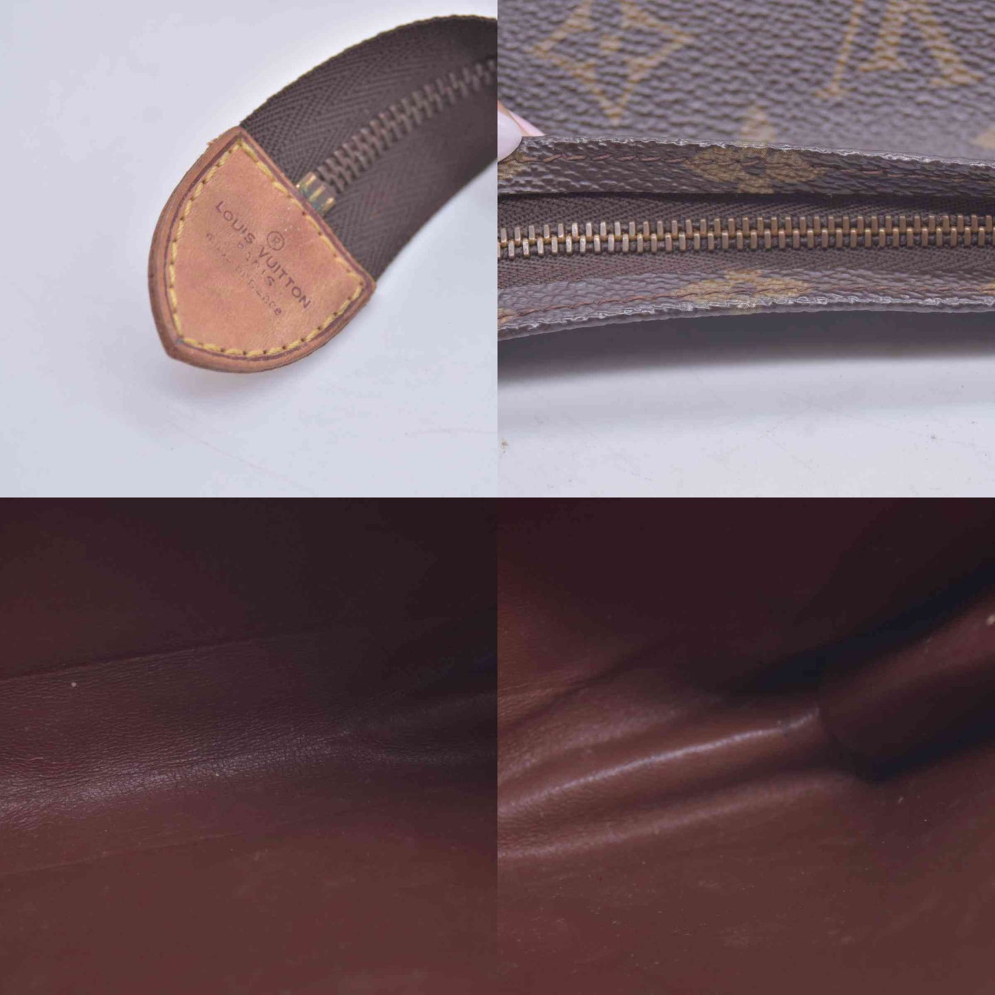 $760 1987 LOUIS VUITTON Monogram Toiletry Pouch 26 872AN