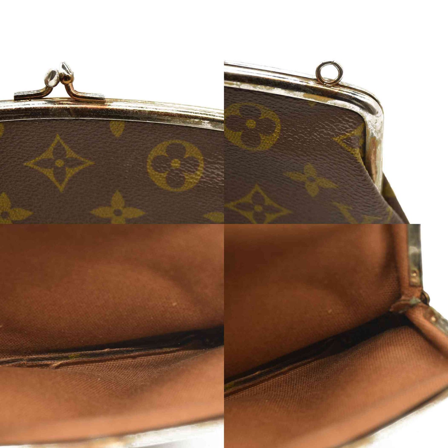 Louis Vuitton  Monogram Kisslock Coin Purse