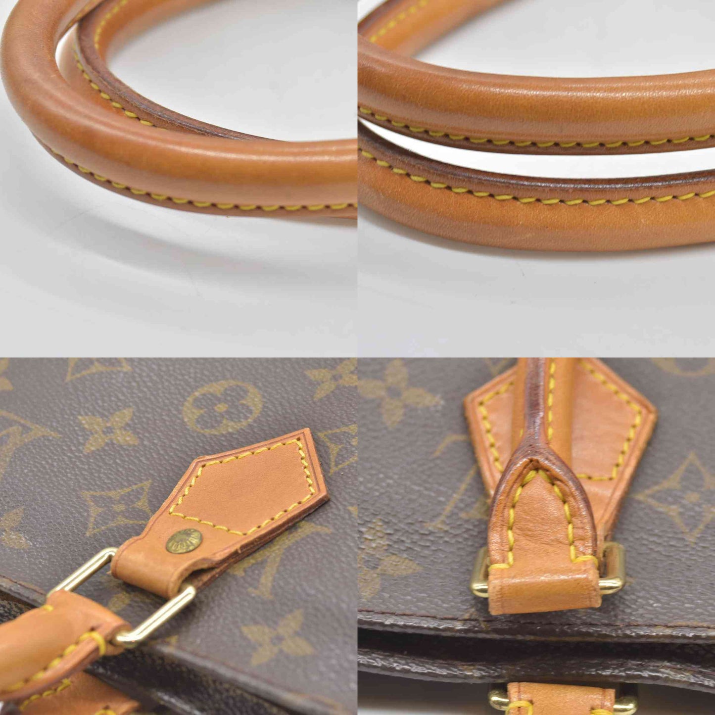 $1340 LOUIS VUITTON Monogram Sac Plat Hand Bag