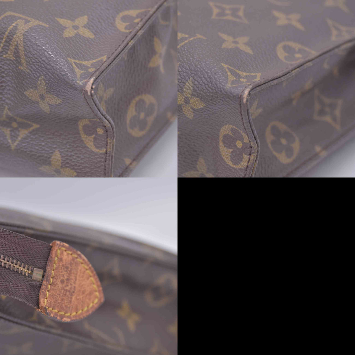 $760 1995 Louis Vuitton Toiletry 26 Brown Monogram TH8905