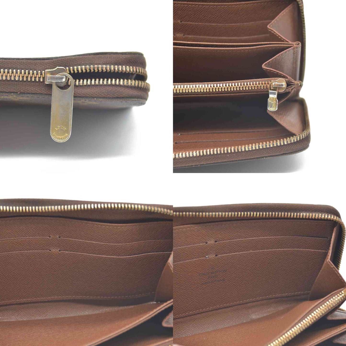 AUCTION $915 Louis Vuitton Monogram Zippy Wallet SP0143 2013