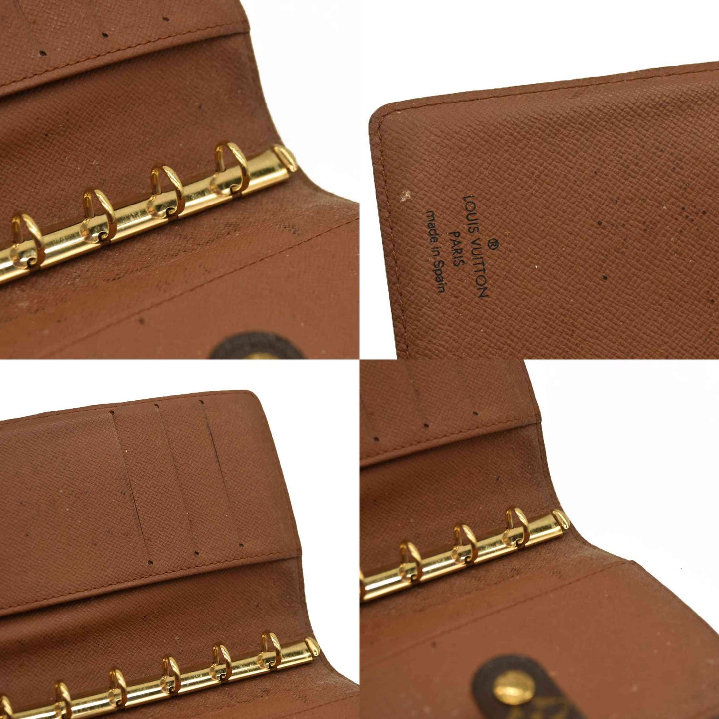 Louis Vuitton  Monogram Small Ring Agenda CA1927