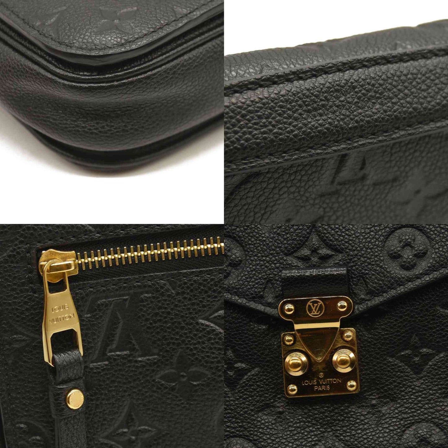 LOUIS VUITTON  Empreinte Pochette Metis Black DU0240