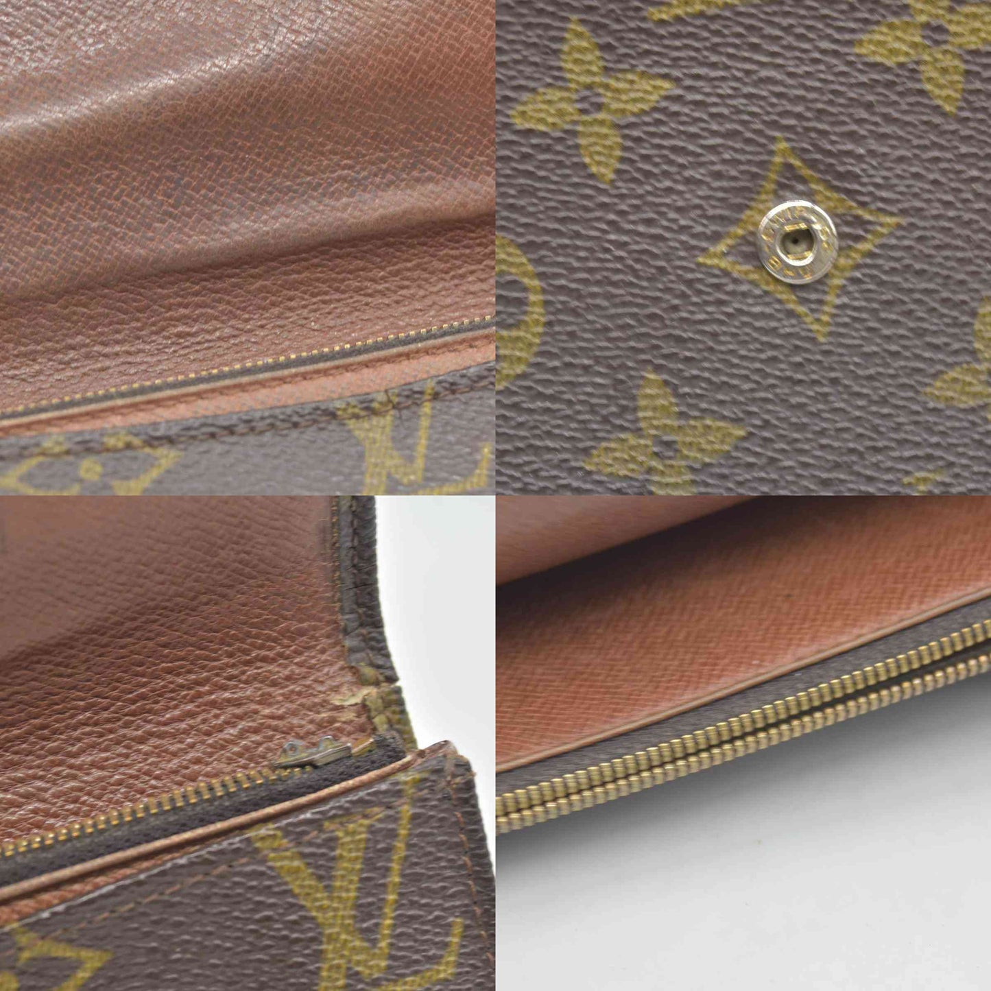 $775 Louis Vuitton Vintage Sarah Monogram 854 1985