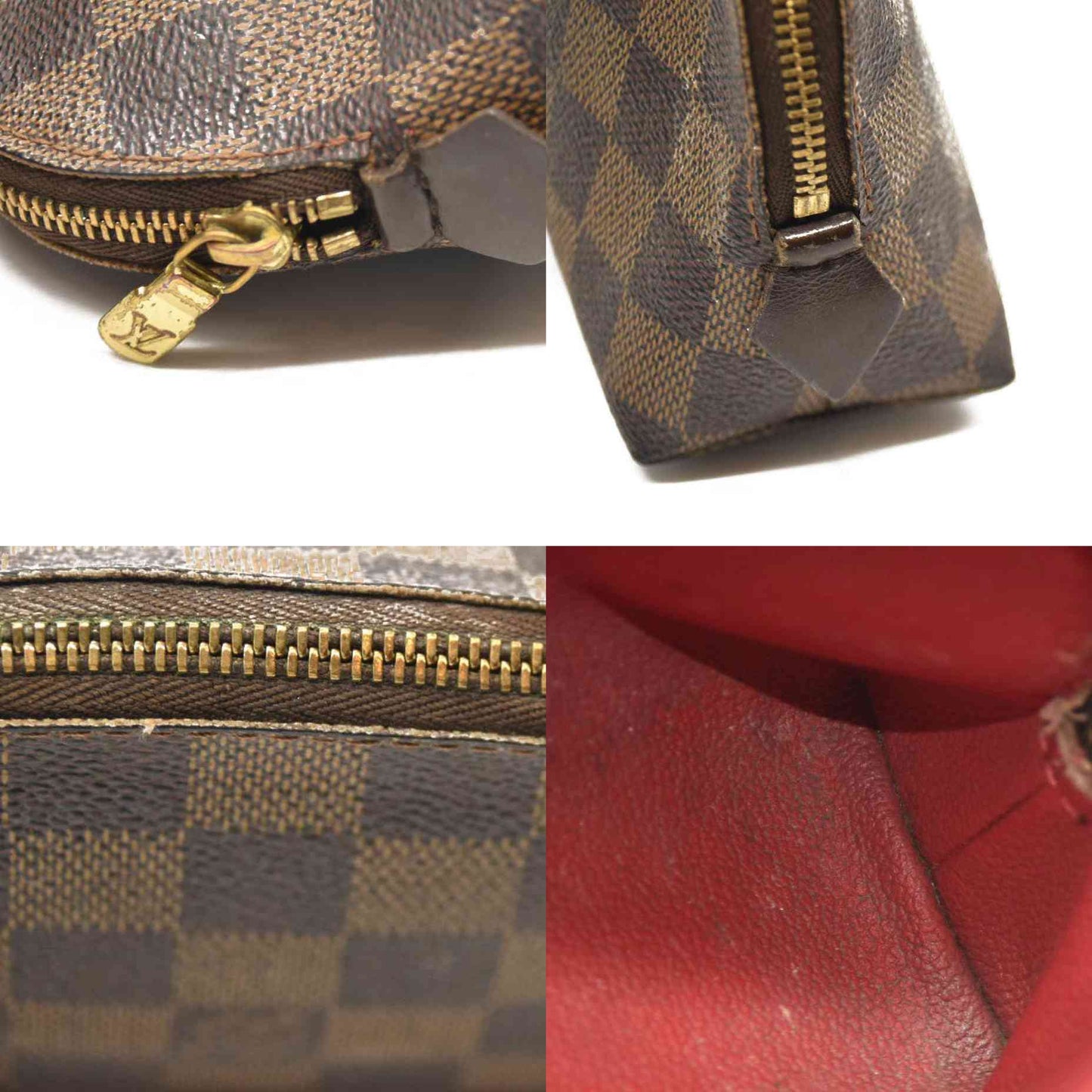 Louis Vuitton  Damier Ebene Cosmetic Pouch CA2128