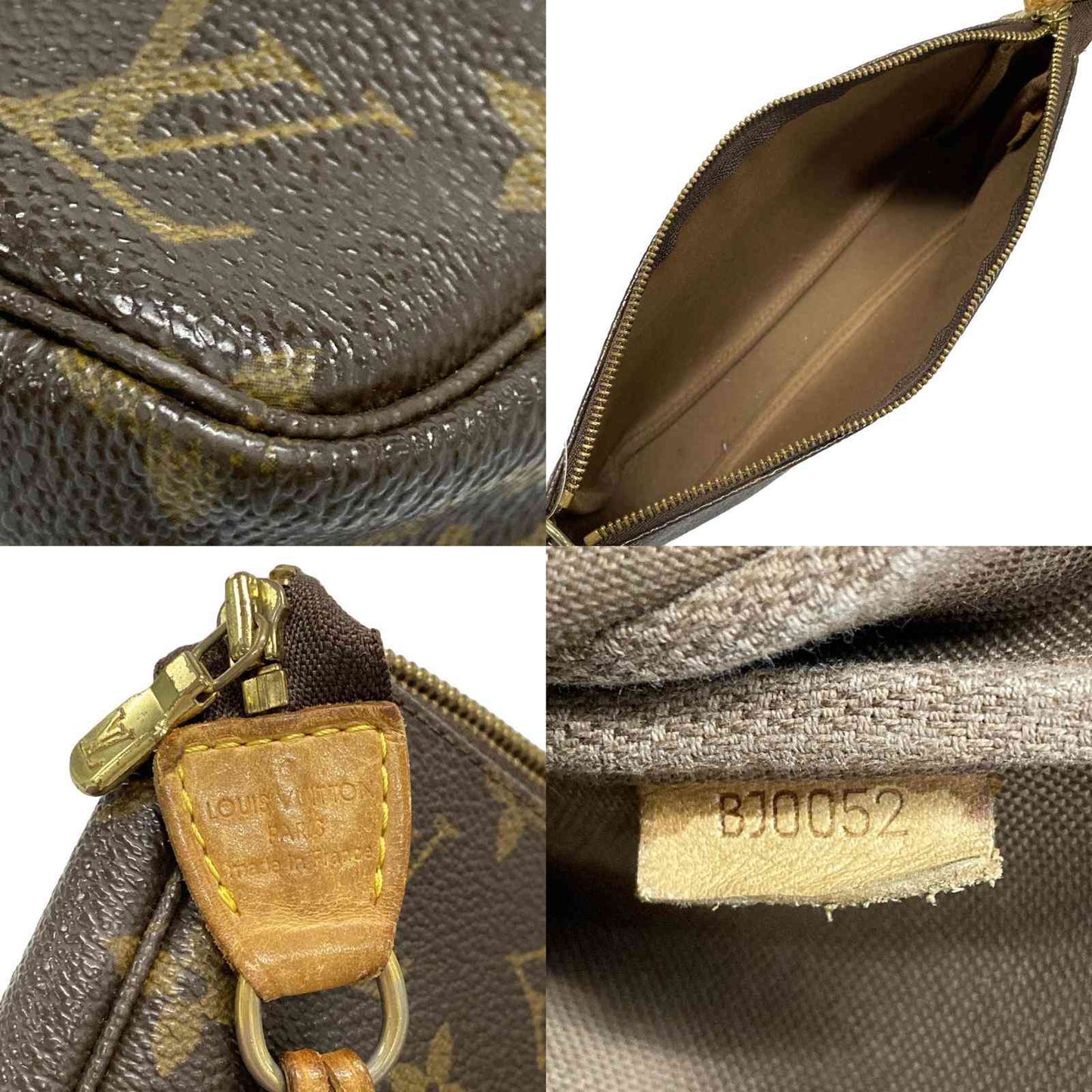 LOUIS VUITTON Monogram Pochette Accessories  BJ0052