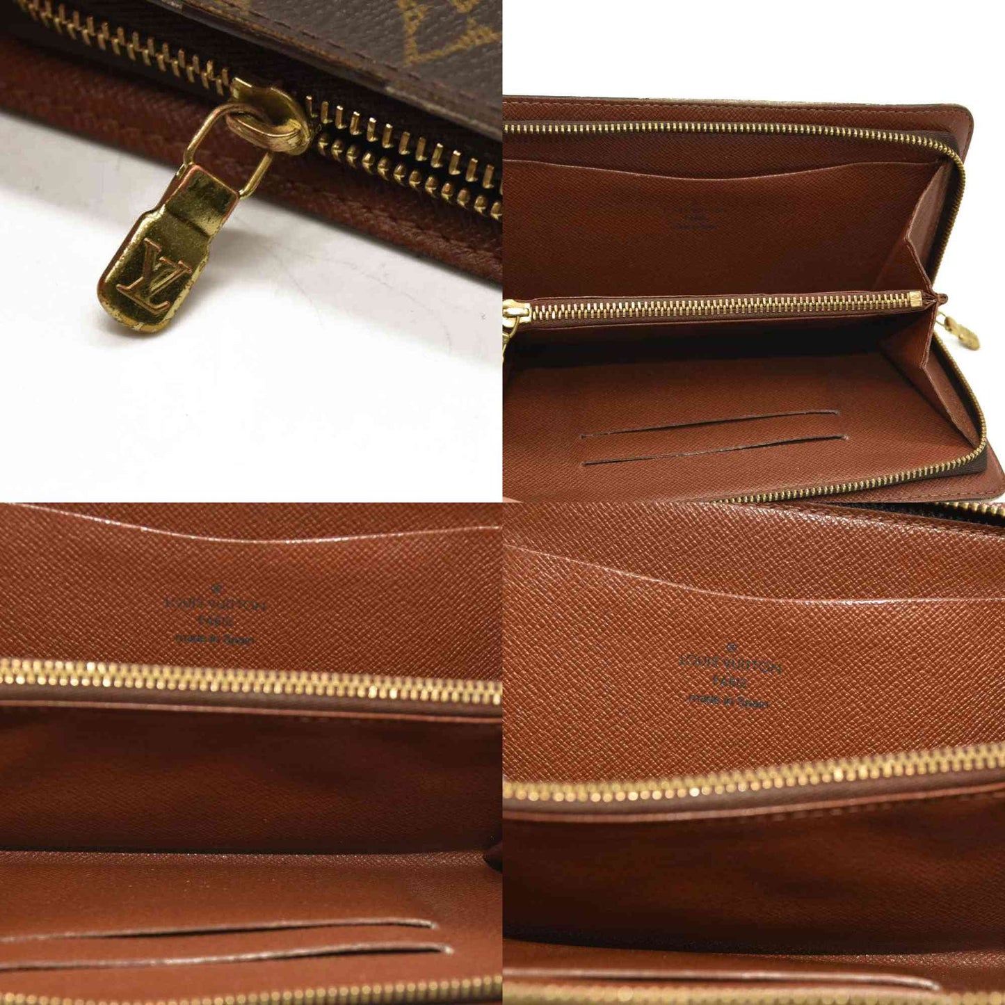 LOUIS VUITTON  Monogram Zippy Porte Monaie Wallet CA0020