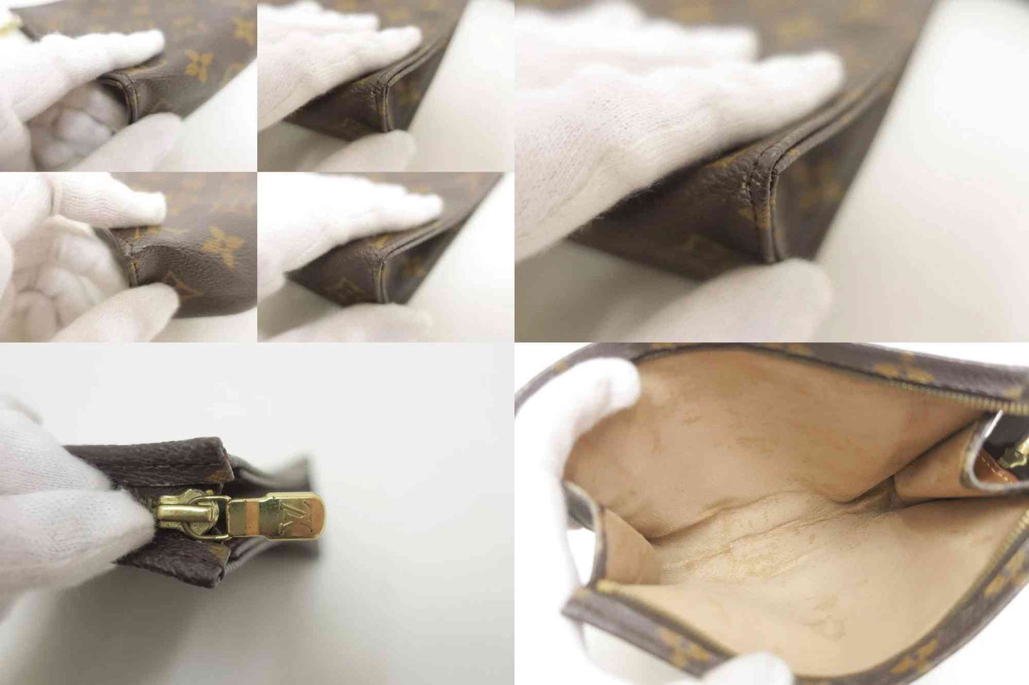 Louis Vuitton  $540 Monogram Poche Toilette 19 Clutch Bag #30763