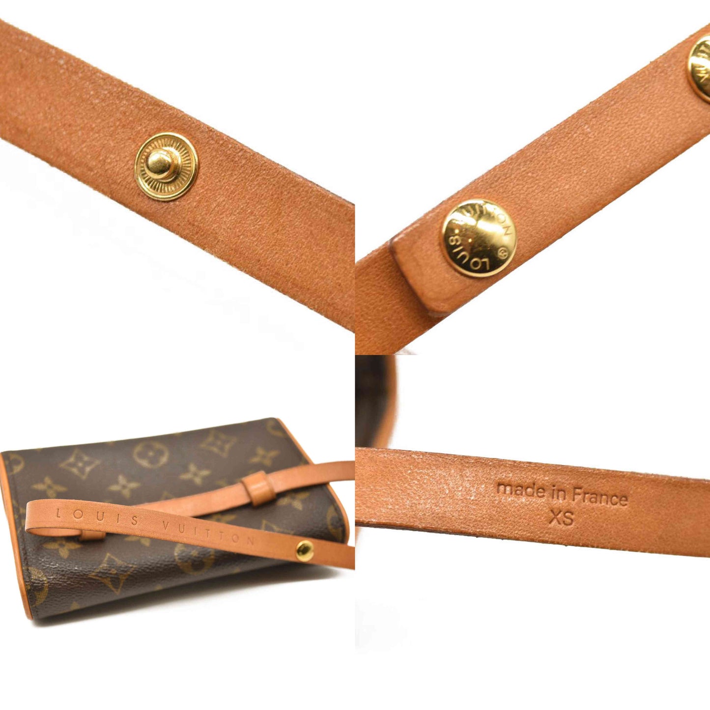 LOUIS VUITTON  Monogram Pochette Florentine Belt Bag XS FL1022