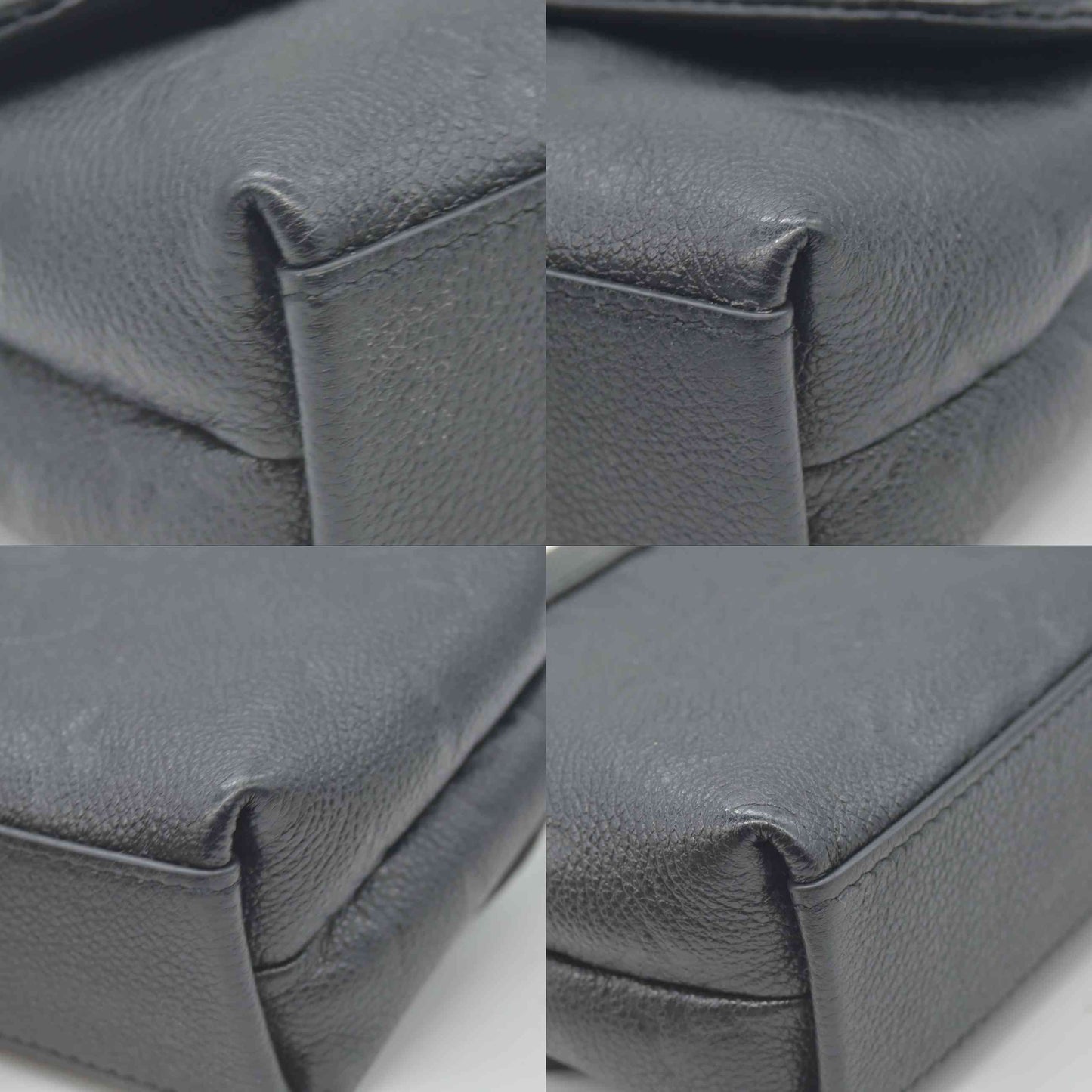 $2230 Louis Vuitton Empreinte Monogram Nano Madeleine Black