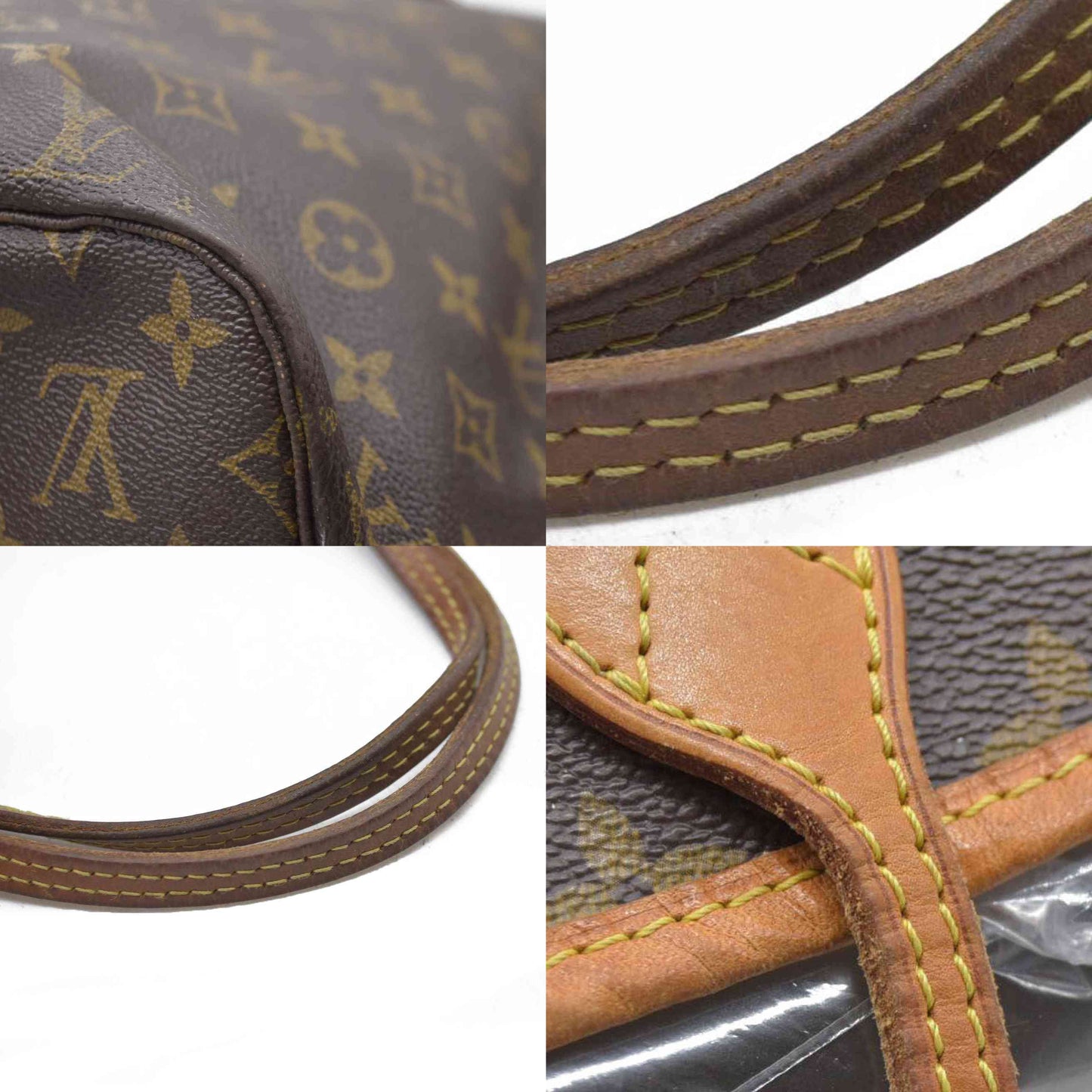 $2170 Louis Vuitton Monogram Neverfull MM SD2166
