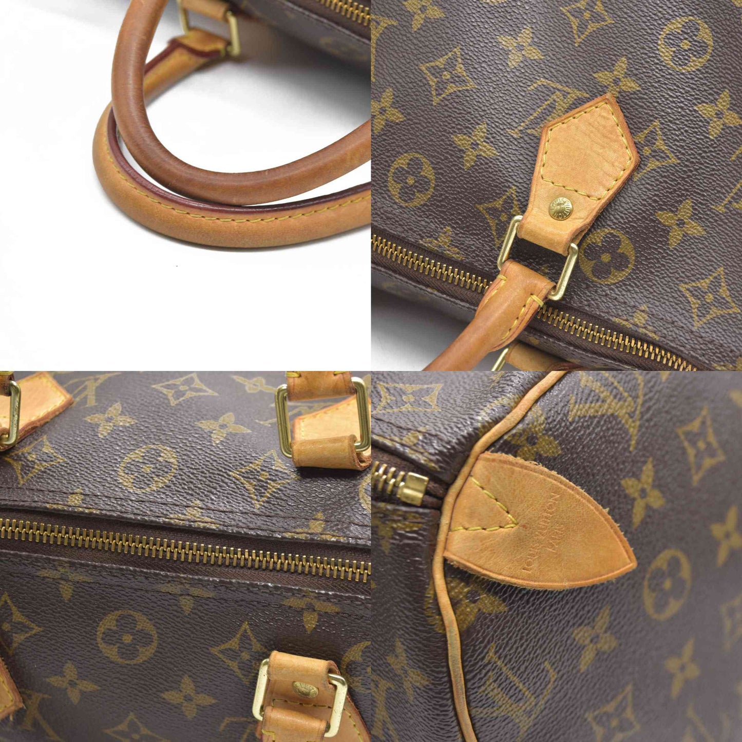 $1730 Louis Vuitton  Monogram Speedy 35 SD5113