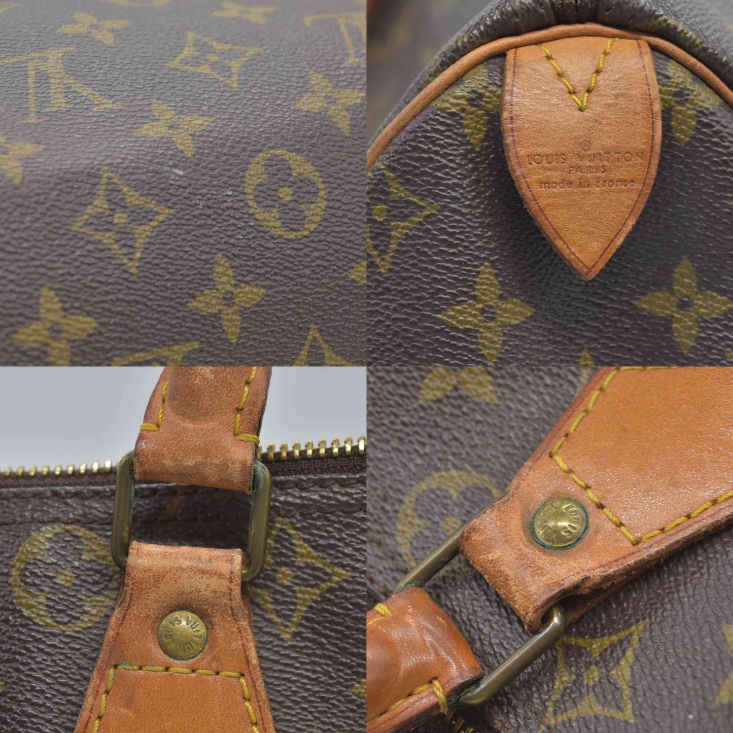 $1550 1984 Louis Vuitton Monogram Speedy 30 SA843