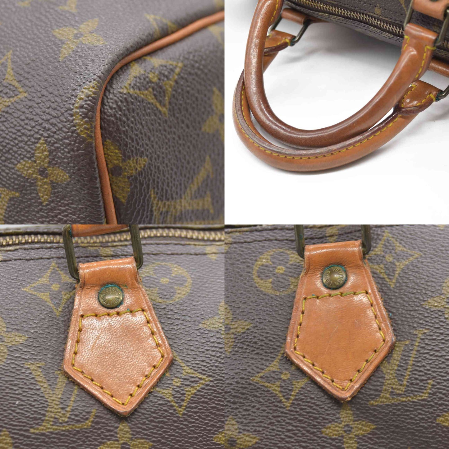 $1660 Louis Vuitton Monogram Speedy 30 VI881 1988