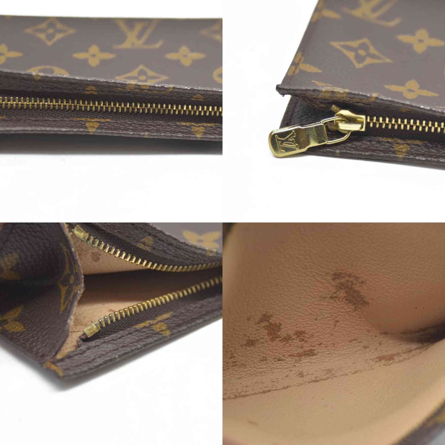 Louis Vuitton $665 Monogram Cosmetics Pouch (Bucket GM) Purse SP0938