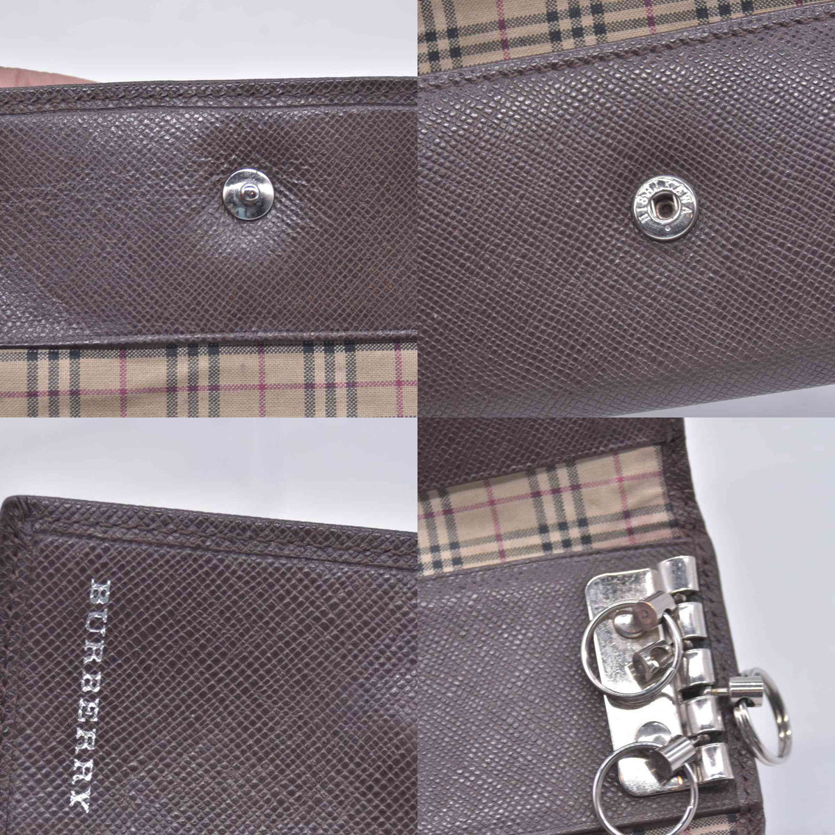 $325 Burberry Brown Key Holder  CONSIGNMENT 10021050
