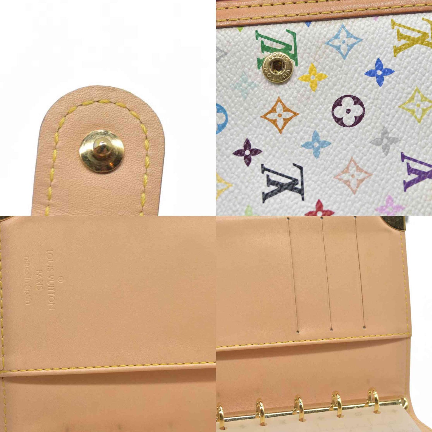 $825 CONSIGNMENT Small Ring Agenda Cover White