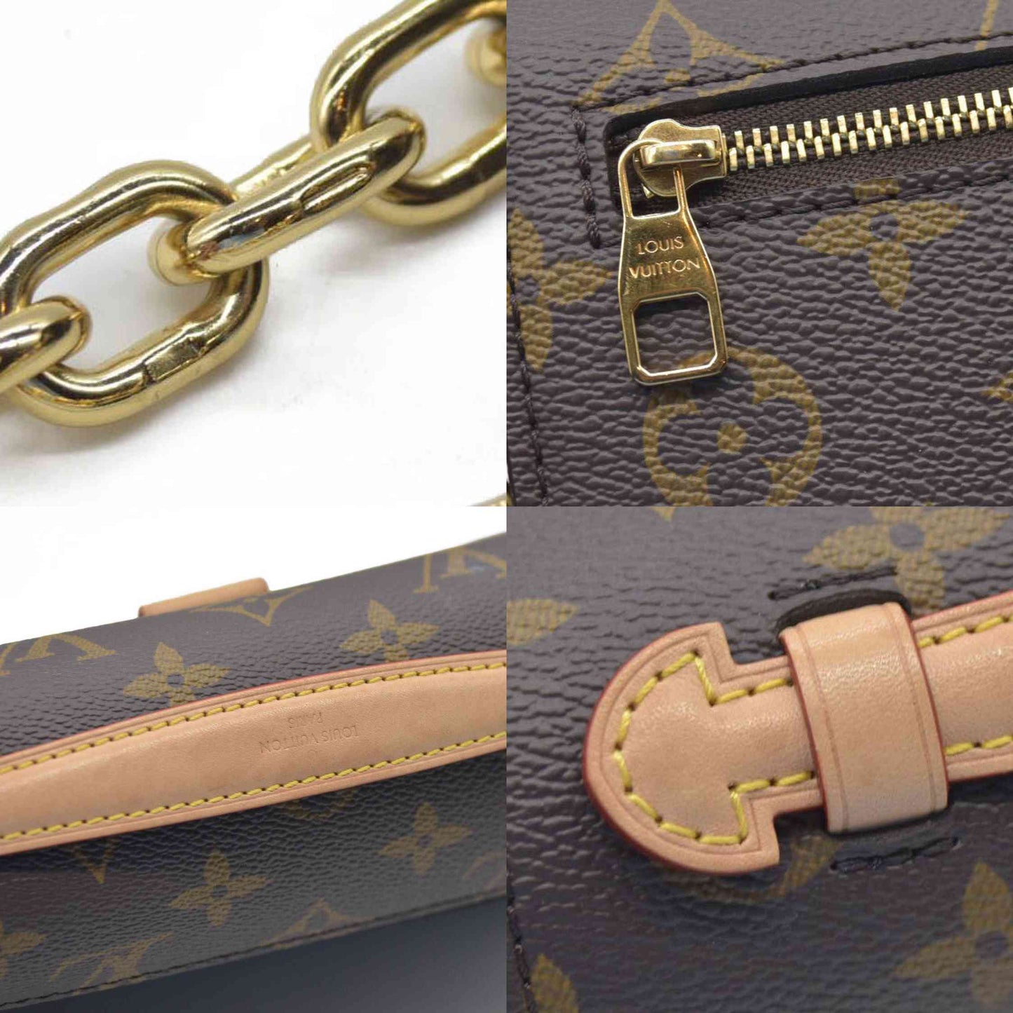 $3200 Louis Vuitton Monogram Pochette Métis East West