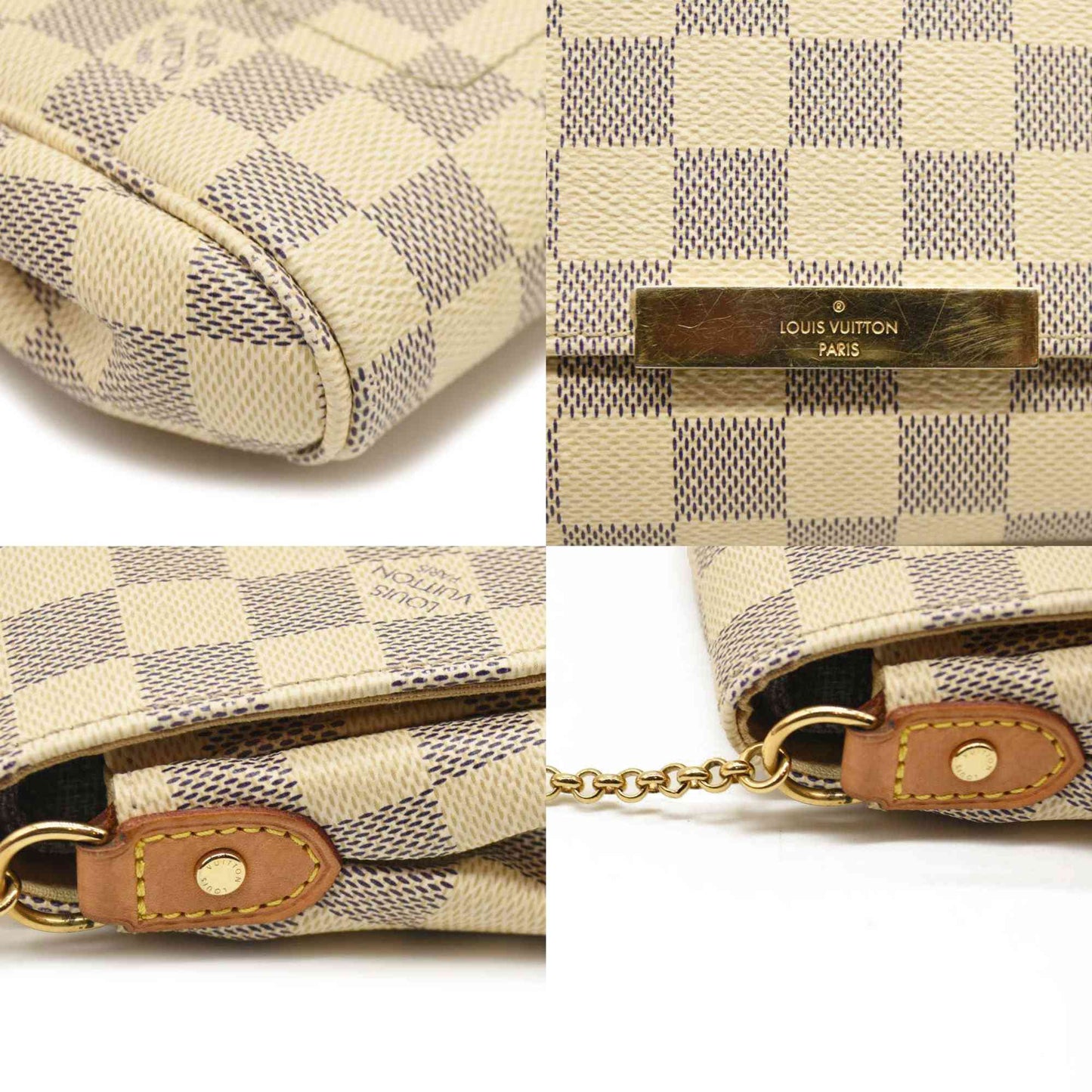LOUIS VUITTON Damier Azur Favorite PM SD5115