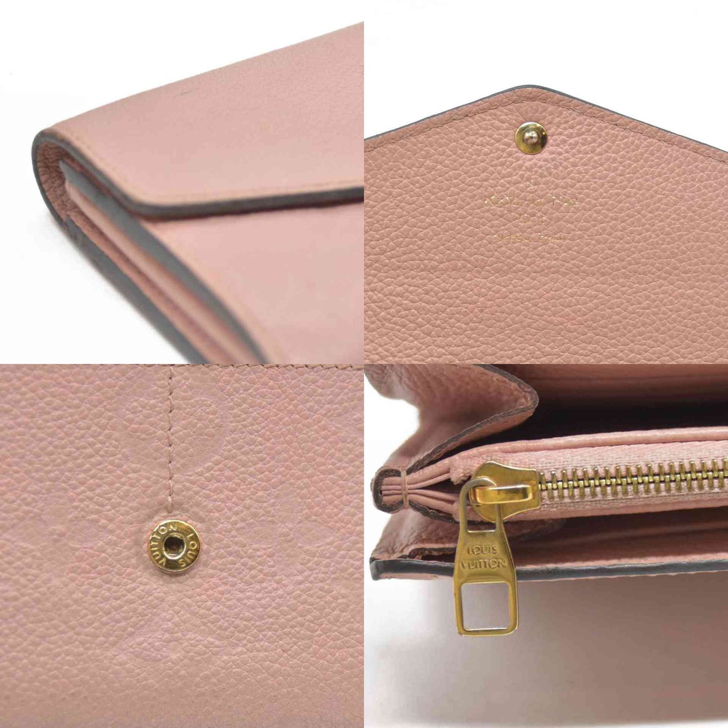 LOUIS VUITTON Monogram Empreinte Portefeuille Sarah Long Wallet