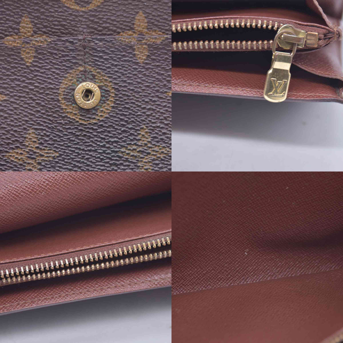 $725 2000 Louis Vuitton Monogram Sarah Wallet SD1010 CONSIGNMENT 10021127