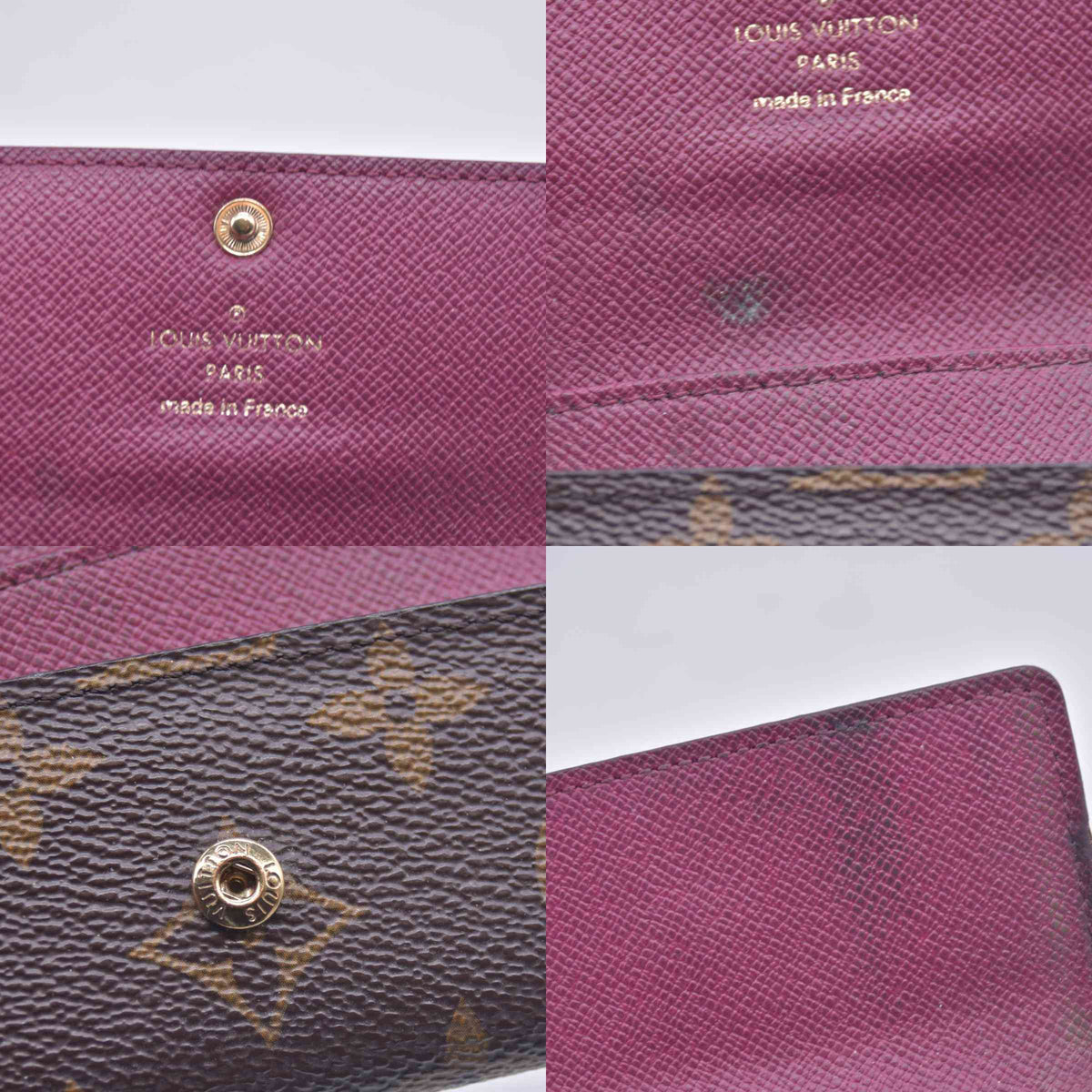 $345 2017 Louis Vuitton Monogram 6 Key Holder Fuchsia CT4167 CONSIGNMENT 10020998