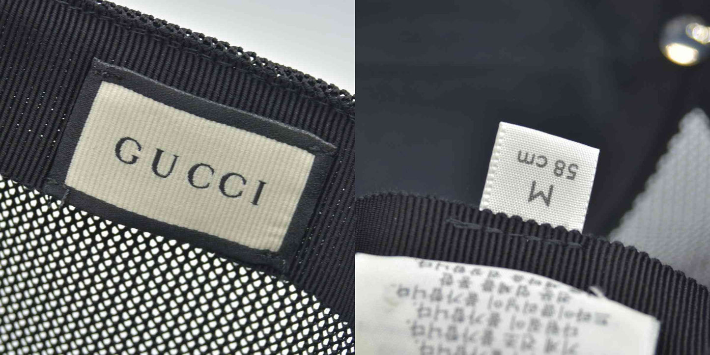 $660 Gucci GG Canvas Baseball Hat CONSIGNMENT