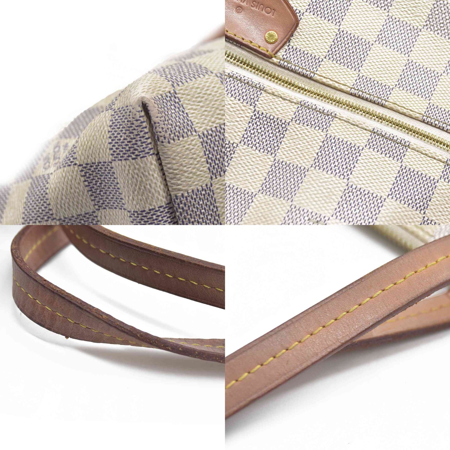 $1620 Louis Vuitton Damier Azur Iena MM FL4189 2019