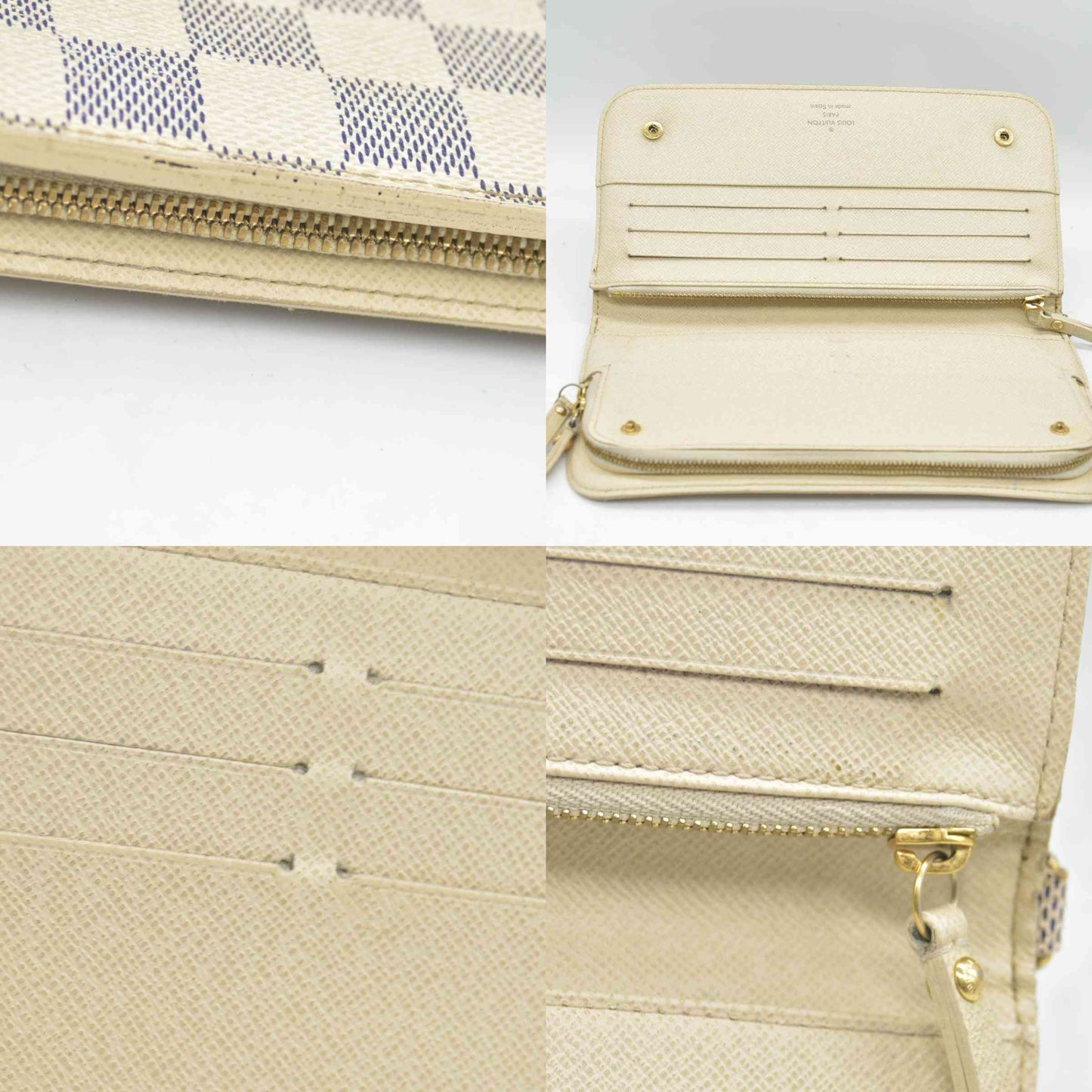 $745 Louis Vuitton Damier Azur Insolite Wallet CONSIGNMENT