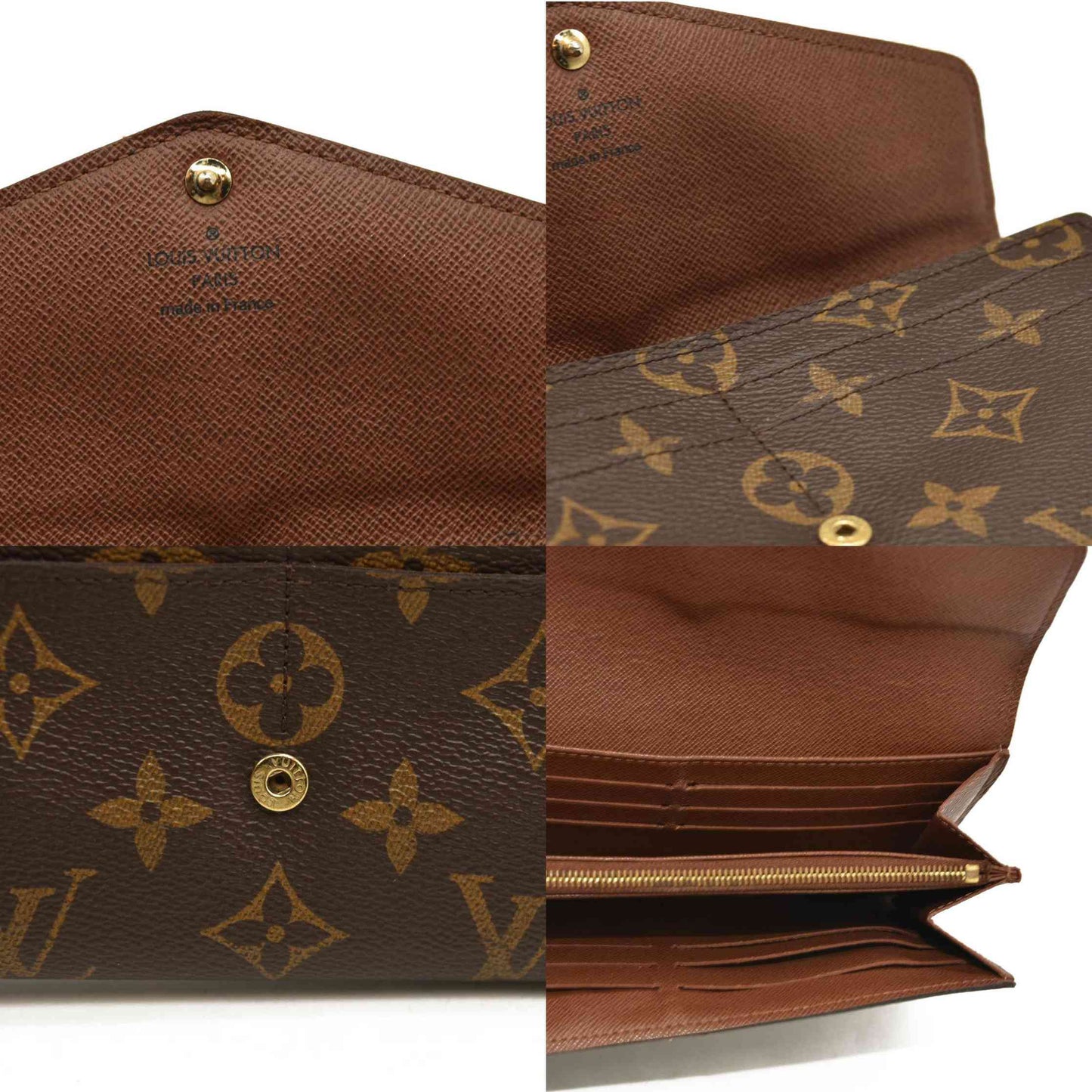 LOUIS VUITTON Monogram Sarah Wallet MI3184