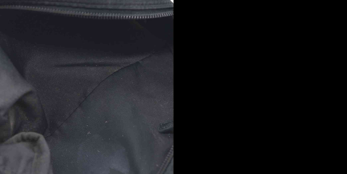 $1120 Prada Black Saffiano Pouch Cosmetic Bag