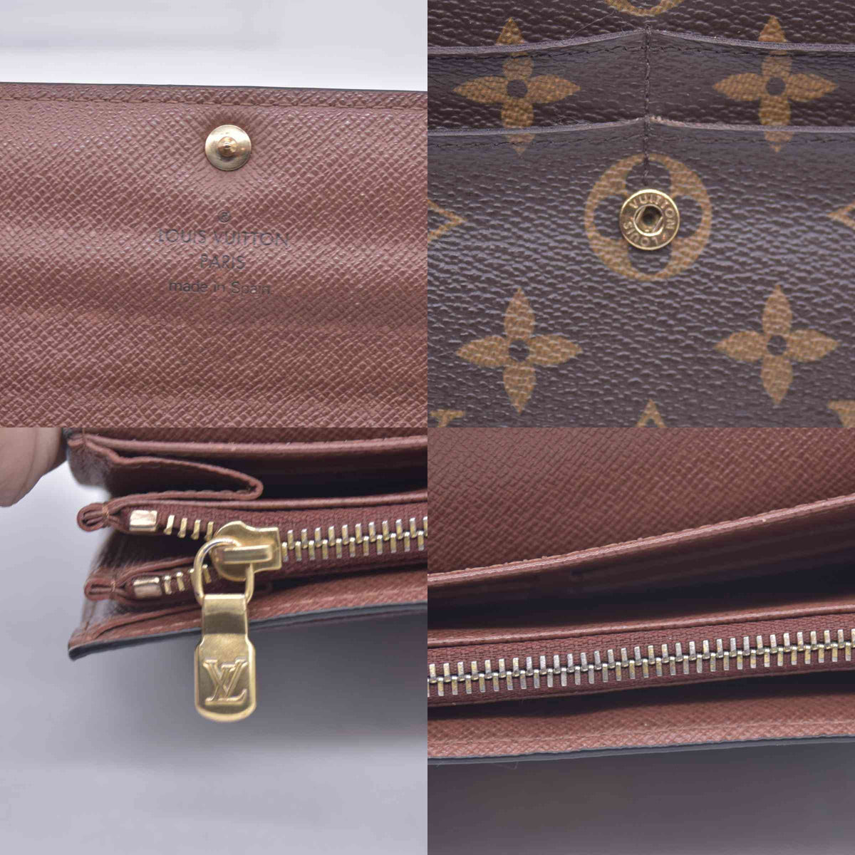 $725 2012 Louis Vuitton Monogram Porte Tresor International Wallet CA1102 CONSIGNMENT