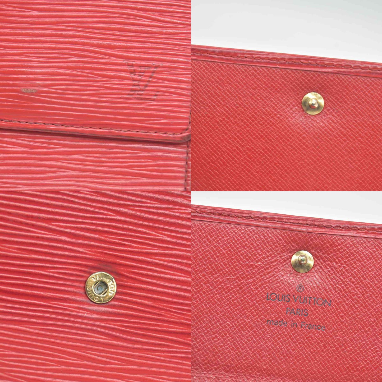 $655 Louis Vuitton  Vintage Epi Leather Elise Wallet CONSIGNMENT
