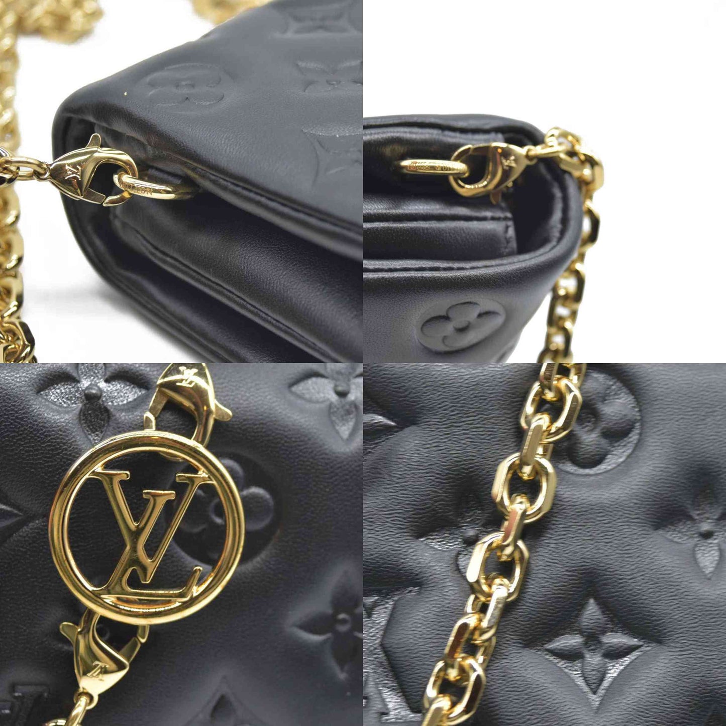 $3150 Louis Vuitton LV Monogram Pochette Coussin