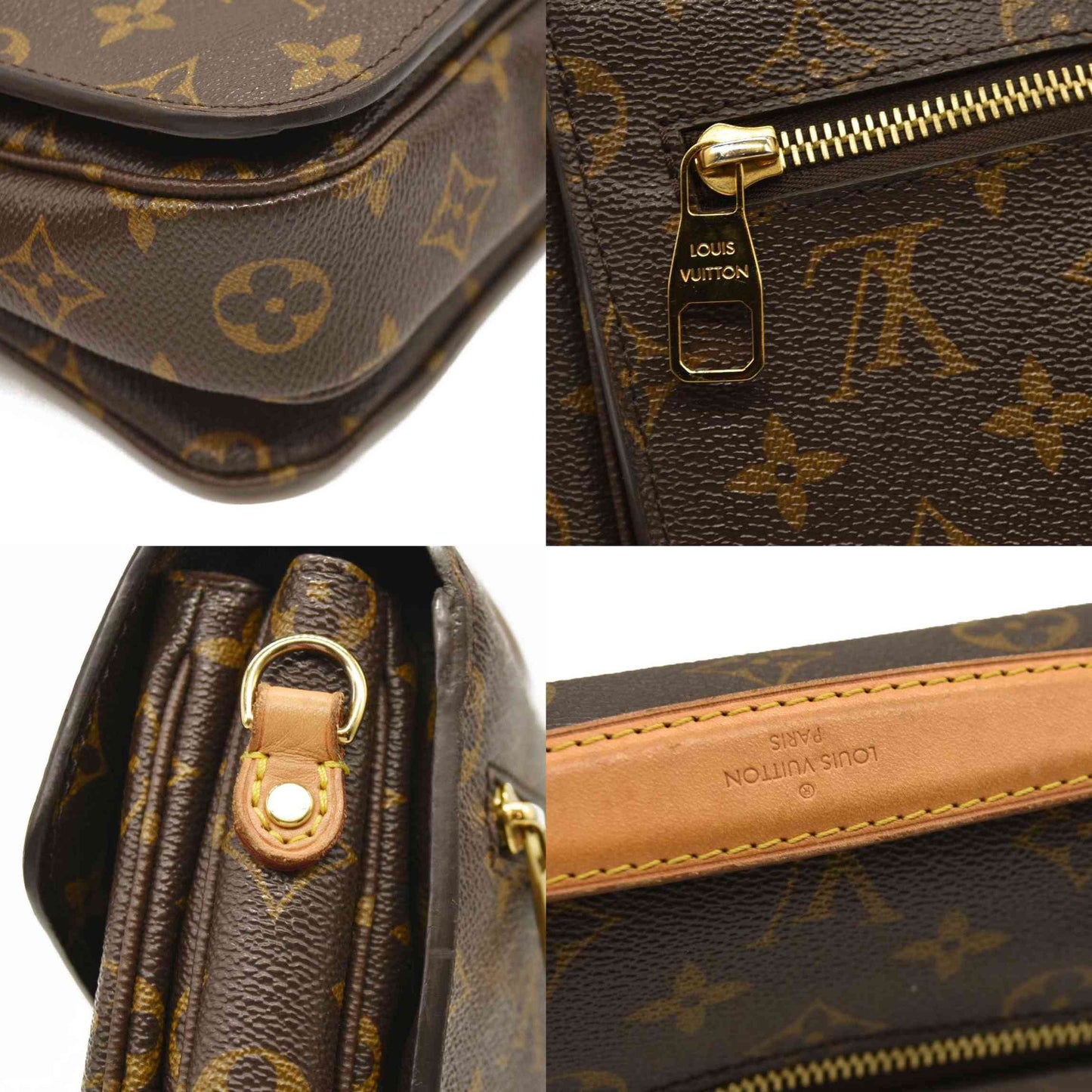 LOUIS VUITTON Monogram Pochette Metis SR3176