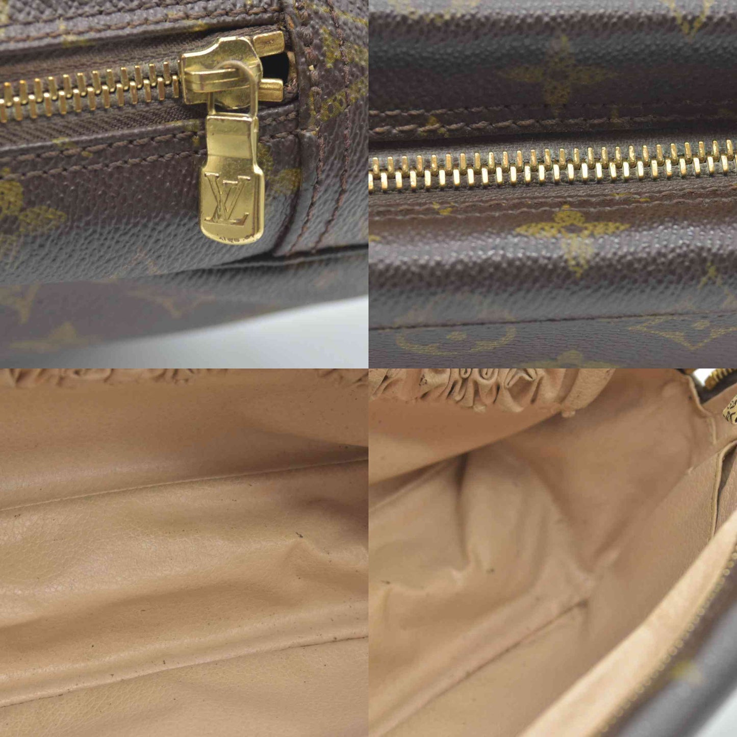 $600 Louis Vuitton Monogram Trousse Toilette 28 Clutch Pouch Bag 882NO