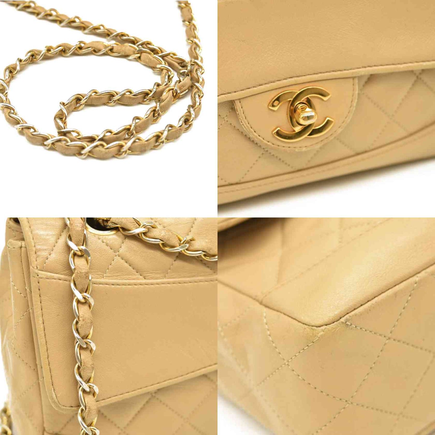 CHANEL Quilted CC Flap Shoulder Bag 1*