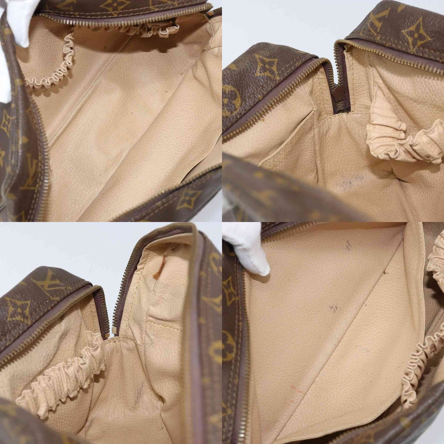 $600 LOUIS VUITTON Monogram Trousse Toilette 28 Clutch Bag VINTAGE