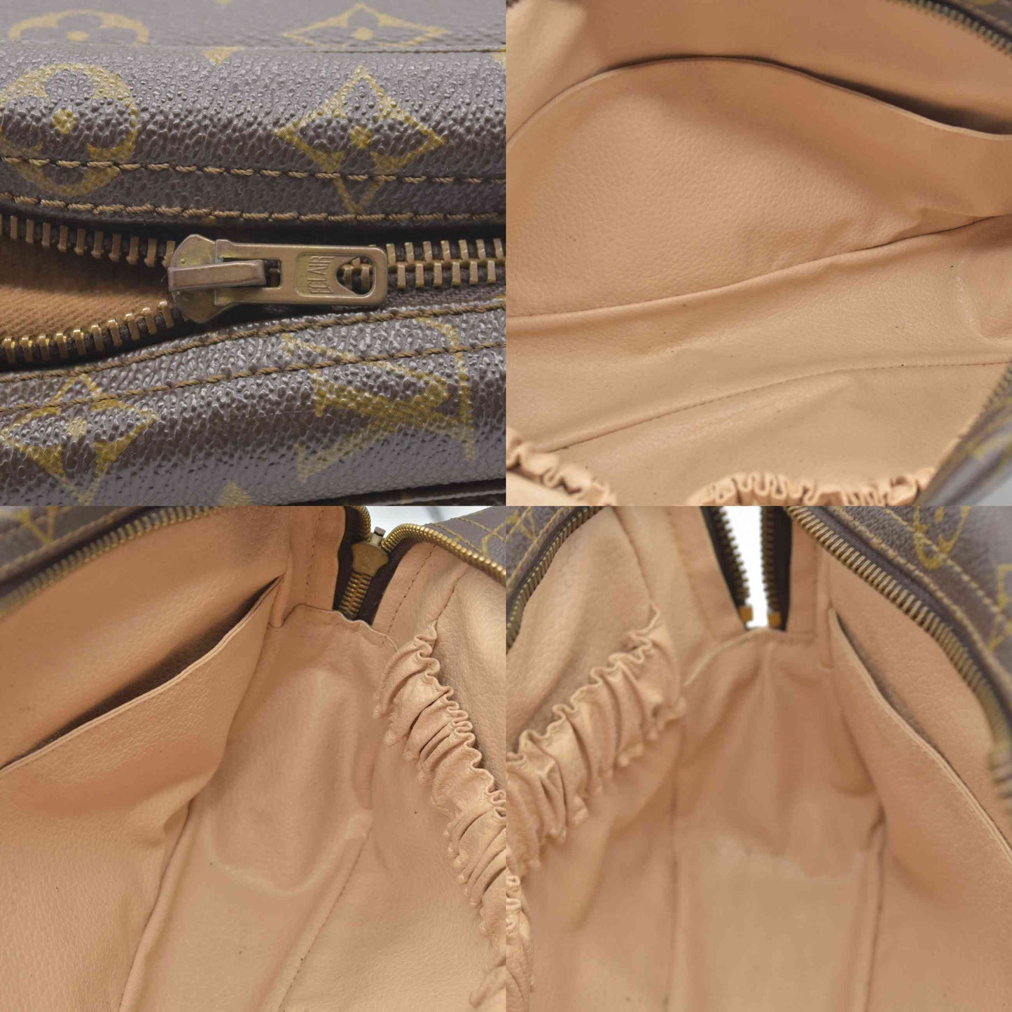 $600 1982 Louis Vuitton Monogram Trousse Toilette 28 Clutch Pouch Bag 821