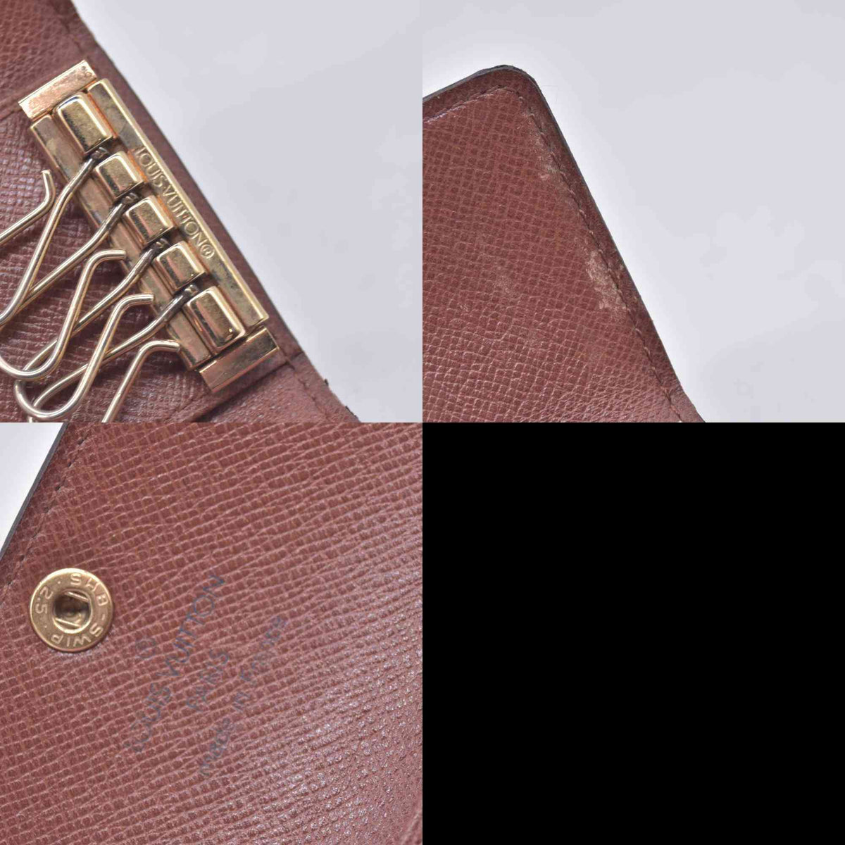 $345 1991 Louis Vuitton Monogram Multicles 4 Key Holder RA1911 CONSIGNMENT 10021279