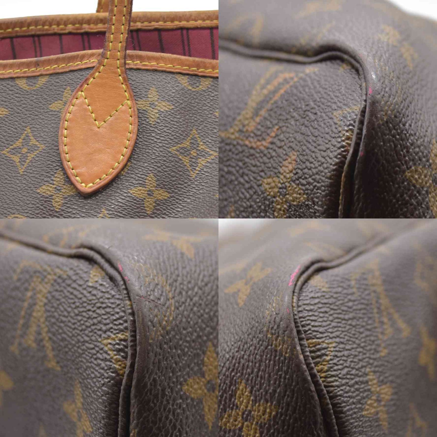 Louis Vuitton $2200 Monogram Neo Neverfull GM Fuchsia FL2135