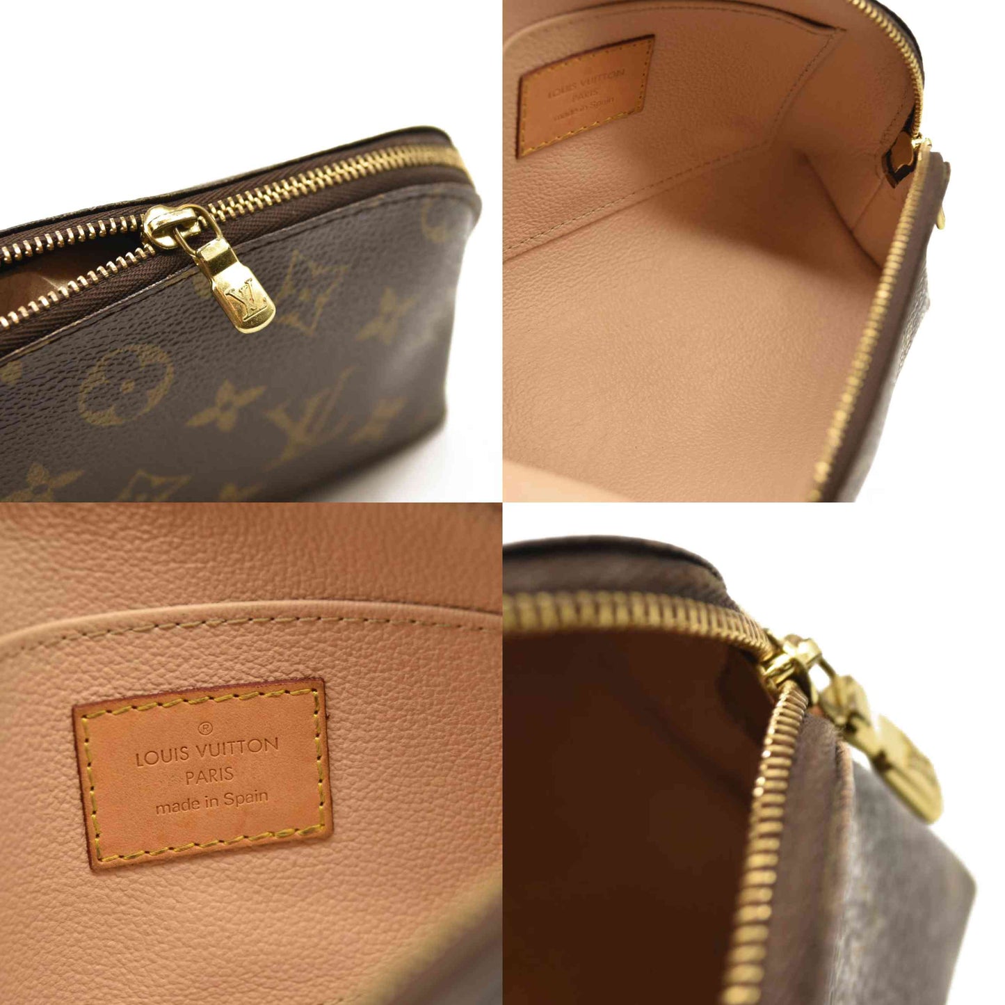 Louis Vuitton  Monogram Cosmetic Pouch  CA0036