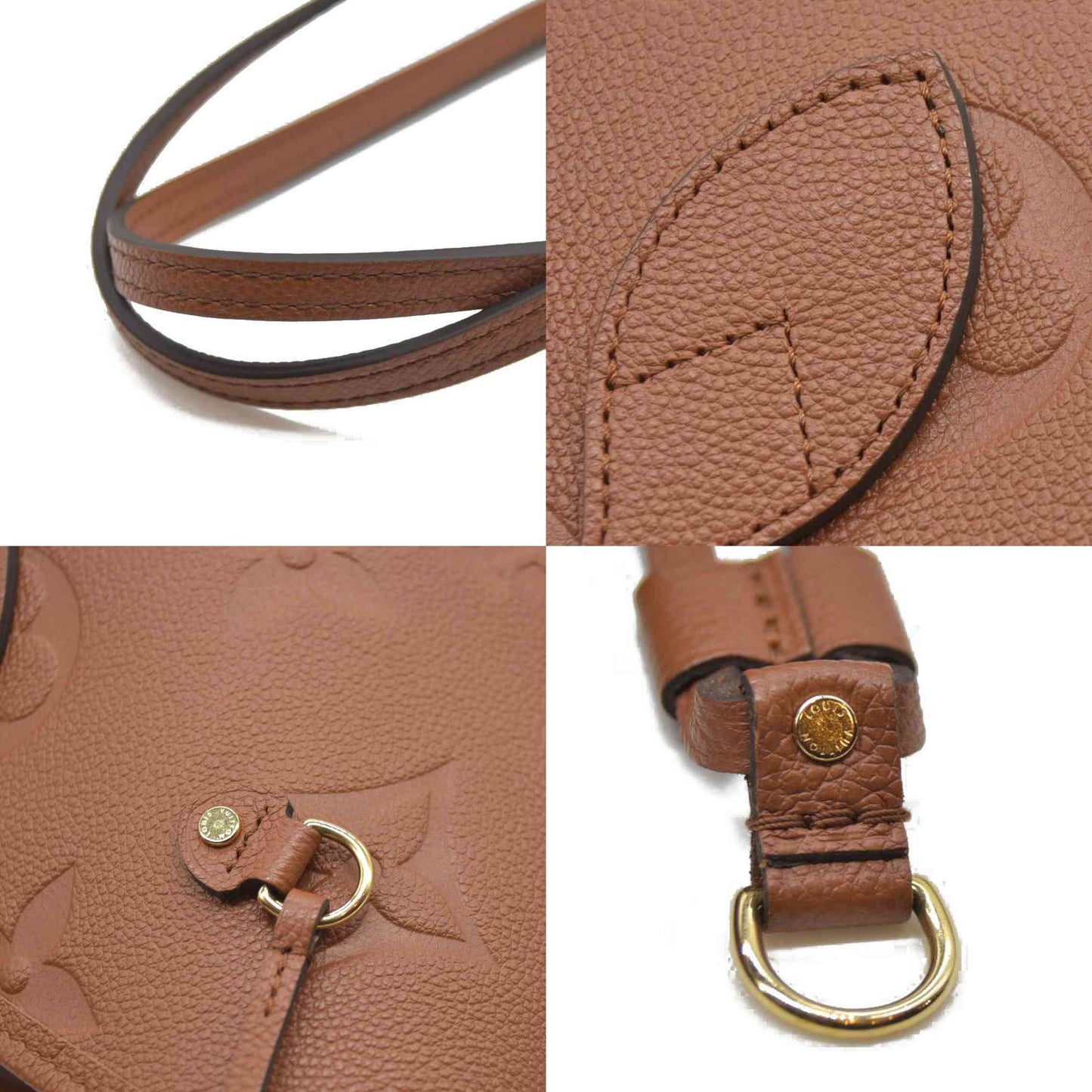 Louis Vuitton Empreinte Monogram Giant Neverfull MM Cognac RFID